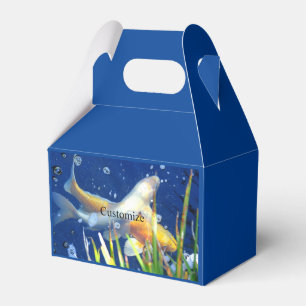 japanese koi candy tin favor boxes