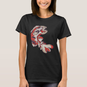 Japanese Koi Fish Aquarium Koi Carp Aquarium Red T-Shirt