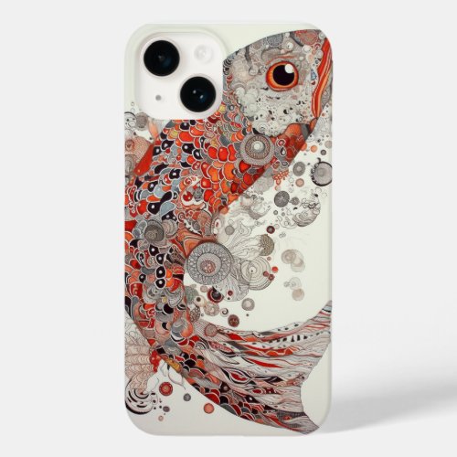 Japanese Koi Fish Art iPhone  iPad case