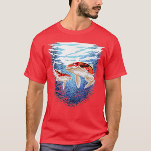 Japanese Koi Fish Carp Pond Japan Tattoo Koi T-Shirt