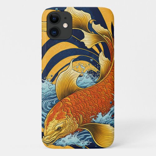 Japanese Koi Fish iPhone 11 Case