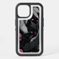 Japanese Koi Fish Dark Mode