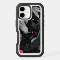 Japanese Koi Fish Dark Mode