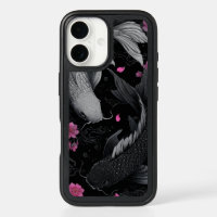 Japanese Koi Fish Dark Mode