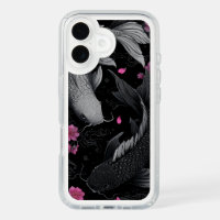 Japanese Koi Fish Dark Mode
