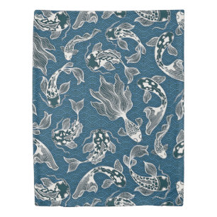 Japanese Koi Fish Duvet Cover