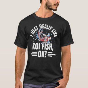 Japanese Koi Fish Love Koi Food Koi Fish Love Koi T-Shirt