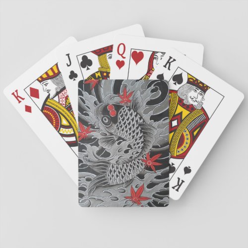 Japanese Koi Fish Playing Cards