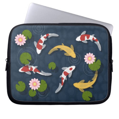 Japanese Koi Fish Pond 2 Laptop Sleeve