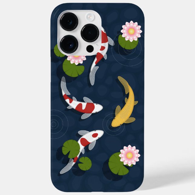 Japanese Koi Fish Pond Case-Mate iPhone Case (Back)