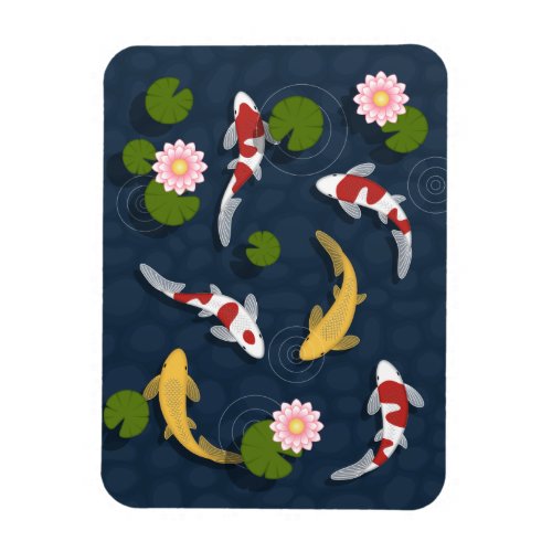 Japanese Koi Fish Pond Magnet