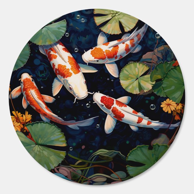 Japanese Koi fish pond Sign (Front)