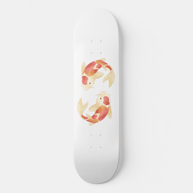 Japanese Koi Fish Skateboard (Front)