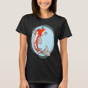 Japanese Koi Fish Swimming T-Shirt