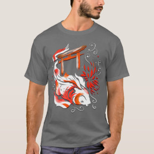 Japanese Koi Fish Torii Art Design - Nishikigoi T-Shirt