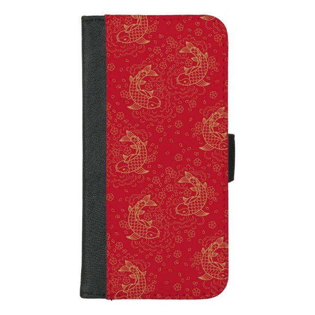 Japanese Koi iPhone 8/7 Plus Wallet Case (Front)