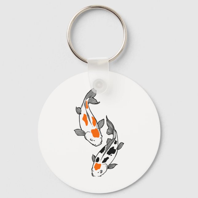 JAPANESE KOI KEYCHAIN (Front)