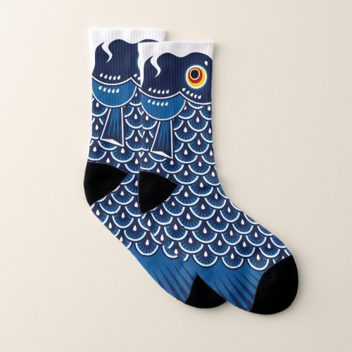 Japanese Koinobori Carp Streamer Socks