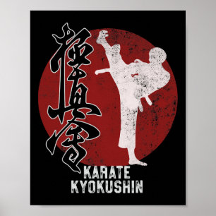 Japanese Kyokushin Karate Martial Art Gift Poster