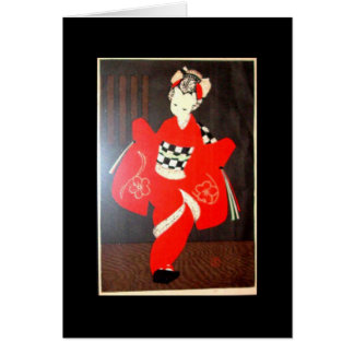 Japanese lady cards