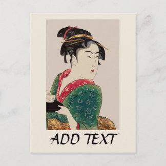 Japanese Lady, Postcard