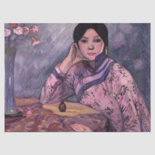 Japanese Lady with a Perfume Bottle Tissue Paper