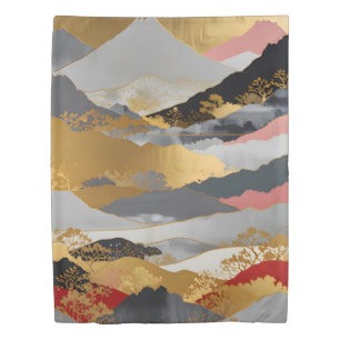 Japanese Landscape Duvet Cover