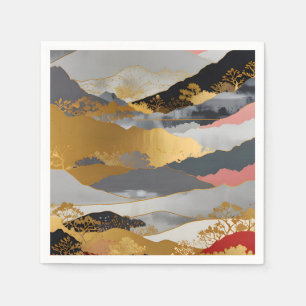 Japanese Landscape Napkins
