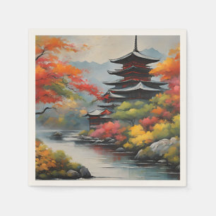 Japanese Landscape Napkins