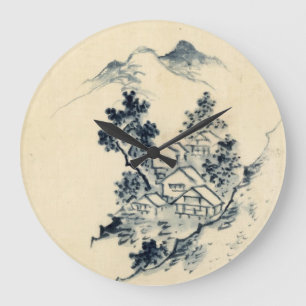Japanese landscape Wall Clock