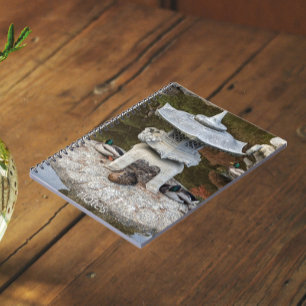 Japanese Lantern and Mallard Ducks Notebook