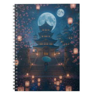 Japanese Lantern Festival Art Notebook