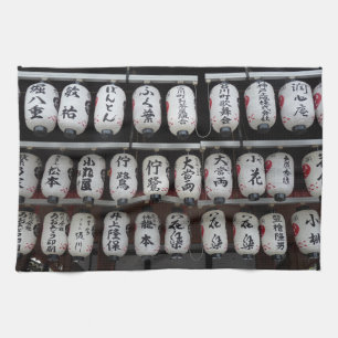 Japanese Lanterns Kitchen Towel
