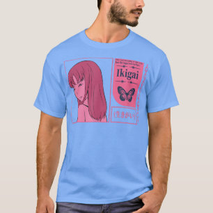 Japanese LoFi Girl Anime Character  Japan Aestheti T-Shirt