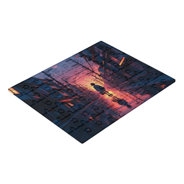 Japanese Lonely Anime Girl Puzzle (3/4)