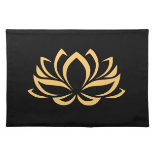 Japanese Lotus Flower Blossom Placemat