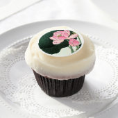 JAPANESE LOTUS FLOWER - Edible Frosting Sheets (Cupcake)