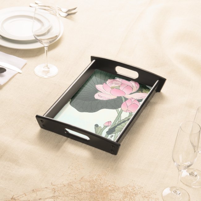 JAPANESE LOTUS FLOWER - Serving Tray