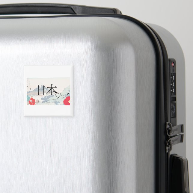 Japanese Love Magnet – Nihon Minimalist Art (In Situ (Luggage))