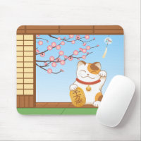 Japanese Lucky Calico Cat, Maneki Neko