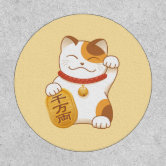 Japanese Lucky Calico Cat, Maneki Neko Patch