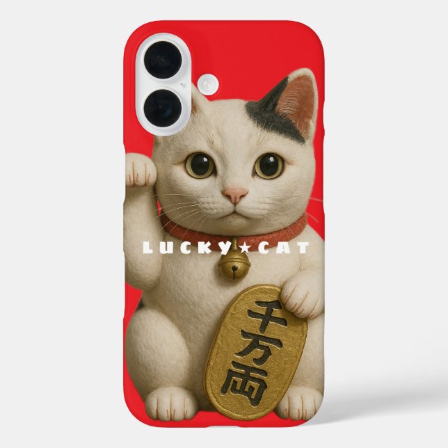 Japanese Lucky Cat Charm Case-Mate iPhone Case (Back)