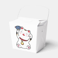 Japanese lucky cat Favor box