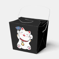 Japanese lucky cat Favor box