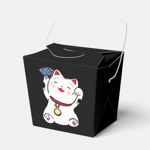 Japanese lucky cat Favor box