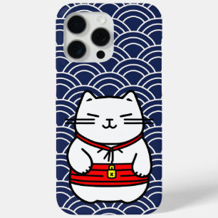 Japanese Lucky Cat or Maneki-Neko iPhone 15 Pro Max Case
