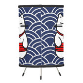 Japanese Lucky Cat or Maneki-Neko Tripod Lamp (Back)