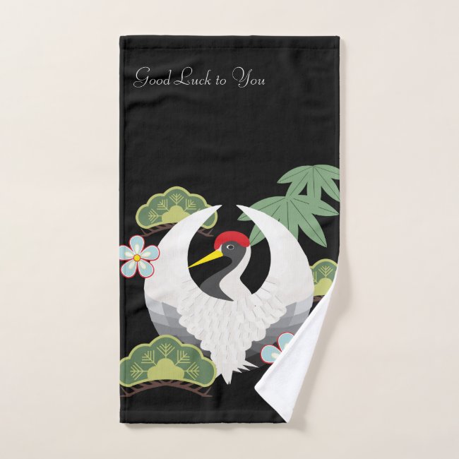 Japanese Lucky Symbols White Crane Celebration