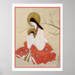 Japanese Madonna And Child Vintage Poster at Zazzle