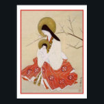 Japanese Madonna and Child Vintage Poster<br><div class="desc">Vintage art print reproduction of a beautiful Christian painting from Japan by an unknown artist, dated 1905. This is an example of Japanese modern art called Nihonga and is entitled Mother of God. It depicts the Virgin Mary with infant Child Jesus Christ the Messiah in soft colors of tan and...</div>